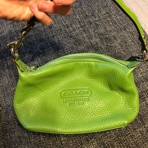 Small Green Coach bag
